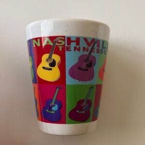 Nashville Tennessee Guitar Shot Glass